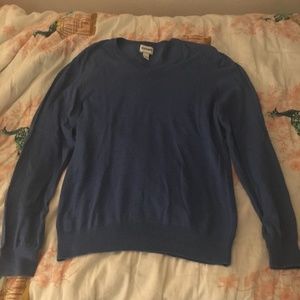 Blue V-Neck Sweater